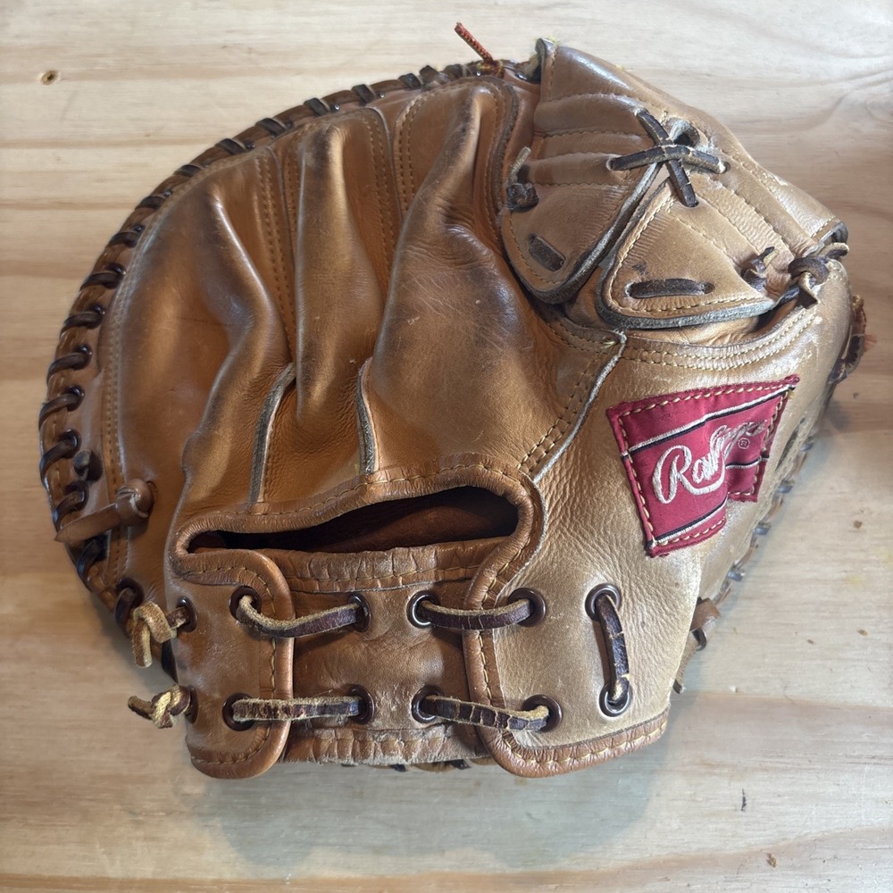 Vintage Rawlings DB25 Tim Mccarver Catchers Glove RHT Pro Model